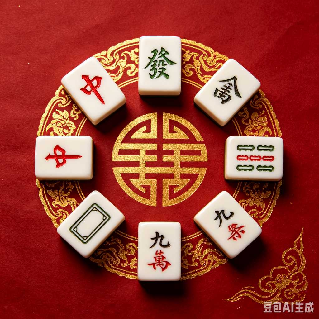 traditional color mahjong set