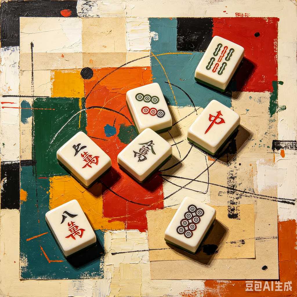 bright color mahjong tiles