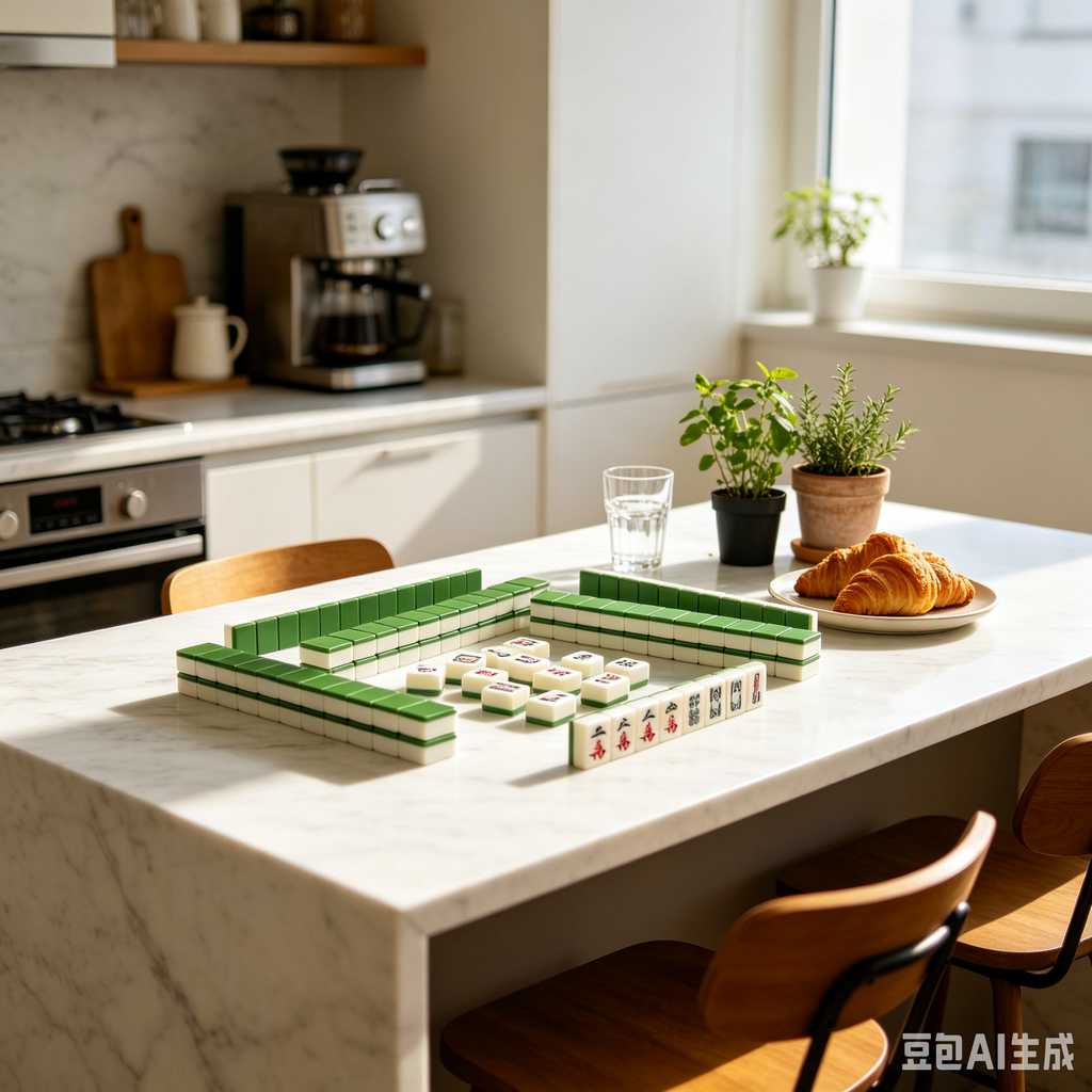 premium resin mahjong game set