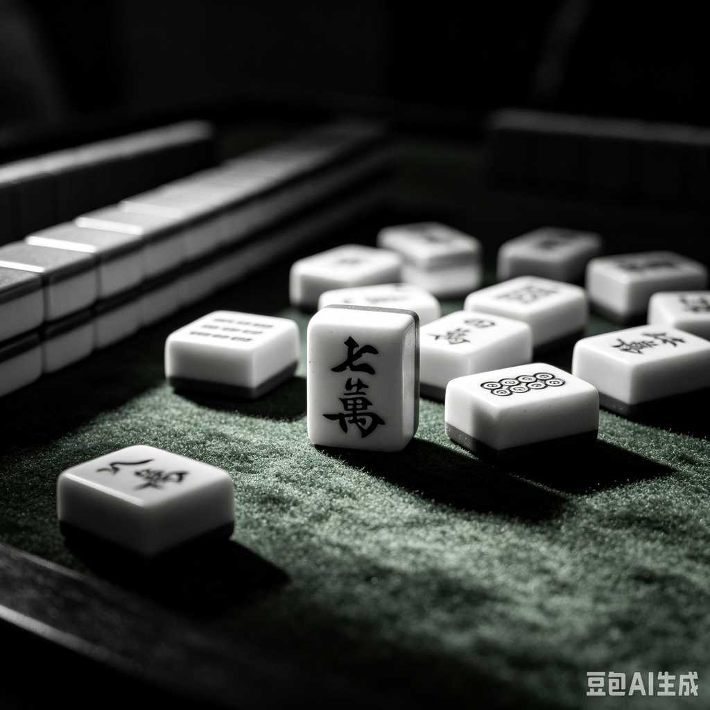 engraved texture mahjong tiles
