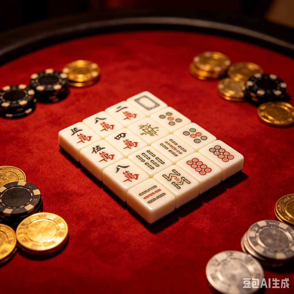 decorative mahjong tiles set