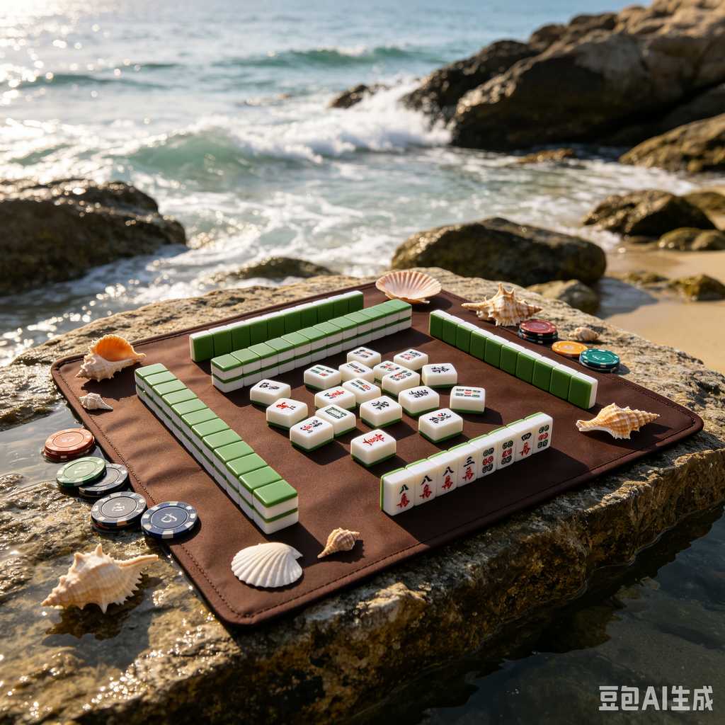floral design mahjong set